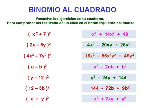 Como Se Resuelve Un Binomio Al Cuadrado Perfecto - rowrich