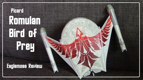 Romulan Bird of Prey from Picard Eaglemoss Review - YouTube