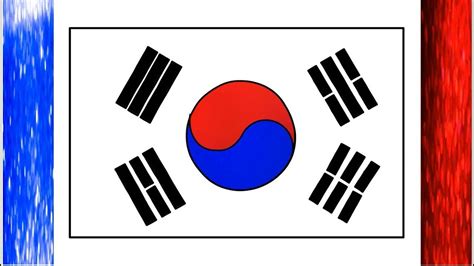 Cool Korean Flag Drawing