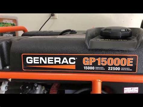 Generac 15000 Watt Portable Generator W Electric Start | Portable electric generator, Standby ...