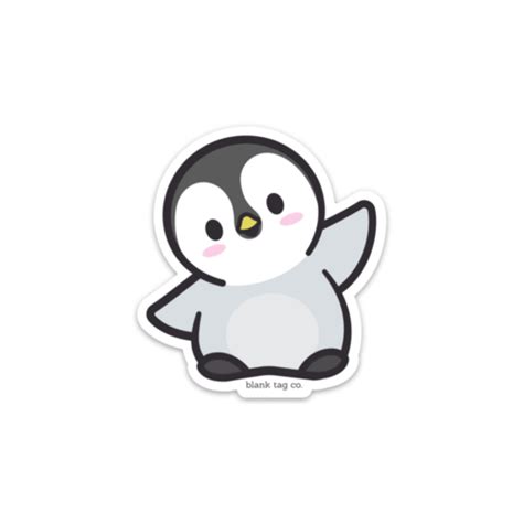 The Penguin Sticker | Cute stickers, Cool stickers, Homemade stickers