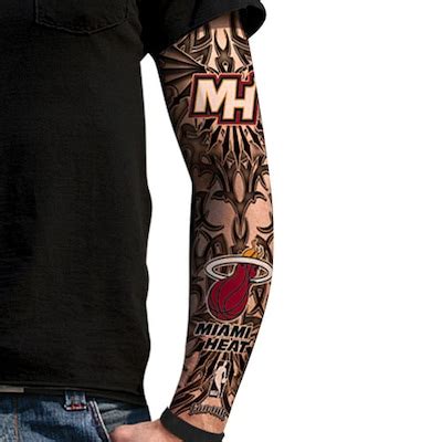 Miami Heat Light Undertone Tattoo Sleeve - NBA Store