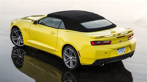 Online crop | HD wallpaper: 2016, camaro, cars, chevrolet, convertible, yellow | Wallpaper Flare