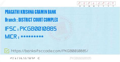 Pragathi Krishna Gramin Bank District Court Complex Branch IFSC Code ...