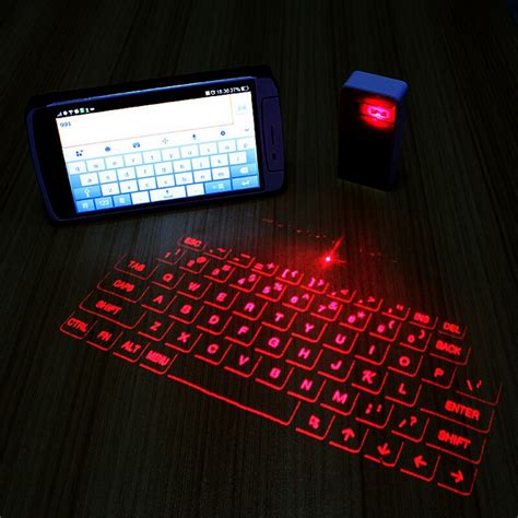 Bluetooth Virtual Keyboard - Silver - JakartaNotebook.com