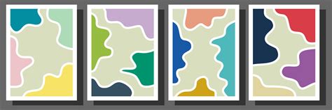 abstract background colorful poster collection 11592128 Vector Art at ...