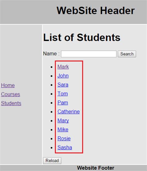 Sql server, .net and c# video tutorial: AngularJS ui router parameters