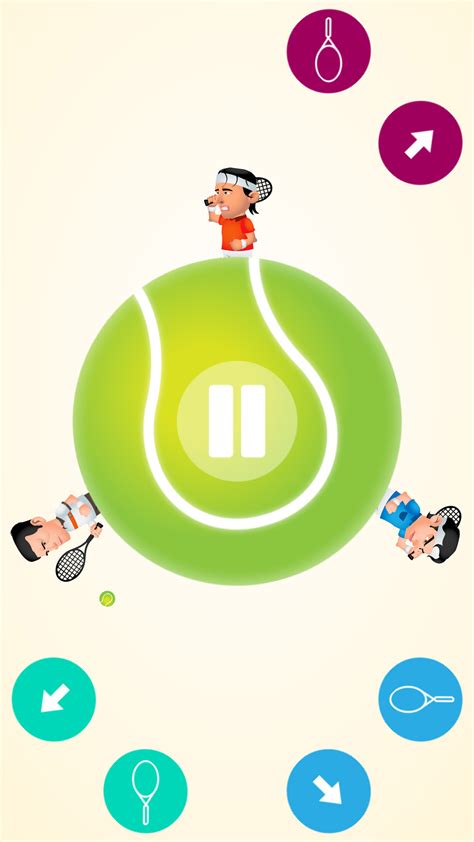 Circular Tennis 2 Player Games