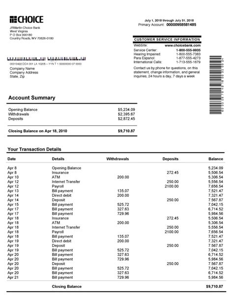 Novelty Bank Statement Generator PDF | PDFSimpli