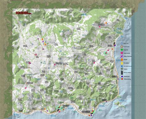 Map of Chernarus - Admin Guard AG