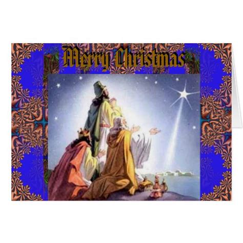 Three Wise Men Christmas Card | Zazzle