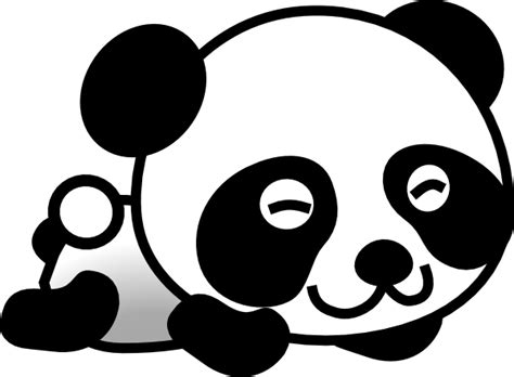transparent panda clipart - Clip Art Library
