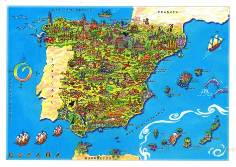 Maps of Spain | Detailed map of Spain in English | Tourist map (map of resorts) of Spain | Road ...