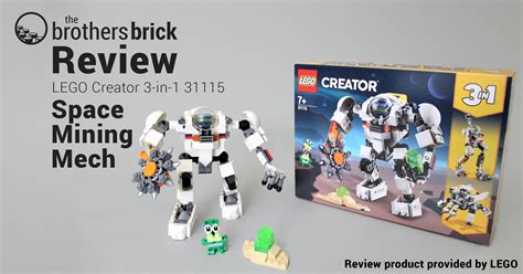 LEGO Creator 3-in-1 31115 Space Mining Mech - TBB Review - GJWOD-Cover-Social - The Brothers ...