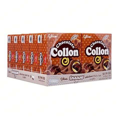 Glico Collon Chocolate Biscuit Roll x10 Boxes | NTUC FairPrice