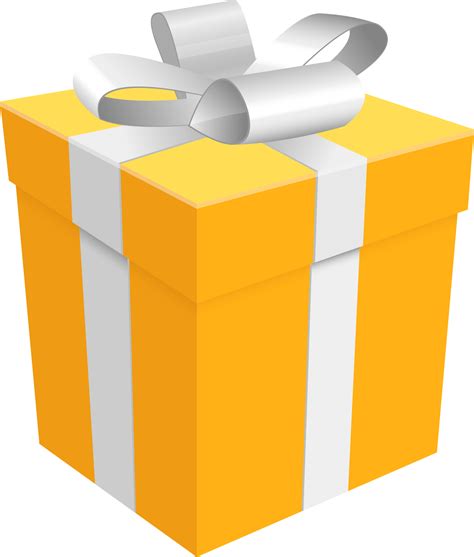 Present box clipart design illustration 9384910 PNG