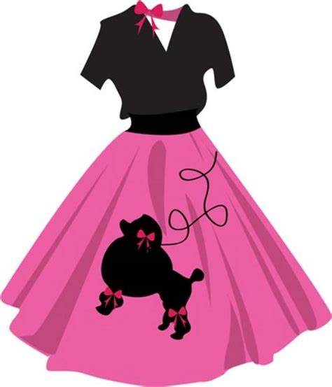 Poodle Skirt SVG File Print Art| SVG and Print Art at GrandSlamDesigns.com