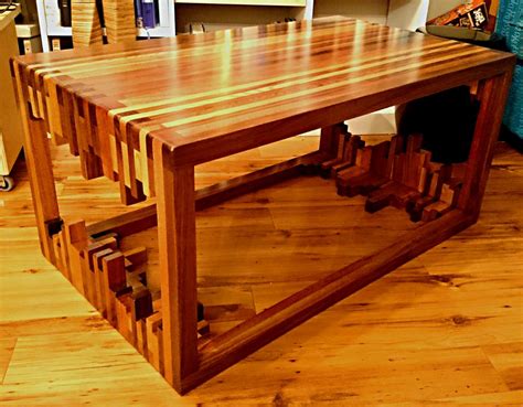 How To Make A Beautiful Coffee Table from Wood Scraps