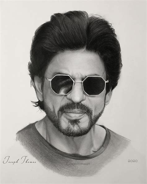 A pencil drawing i did of Shahrukh Khan : r/sketches