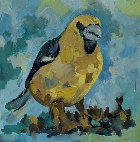 Bird Painting Bird Abstract Painting Bird Oil Painting Bird - Etsy