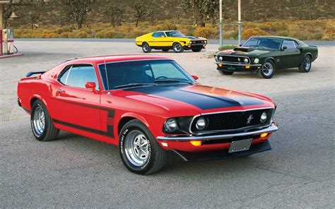 1969 Ford Mustang Boss 302, 1969 Ford Mustang Boss 429, and 1971 Ford Mustang Boss 351 - The ...