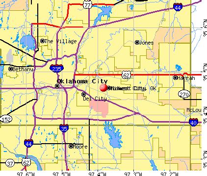 Midwest City, Oklahoma (OK) profile: population, maps, real estate ...