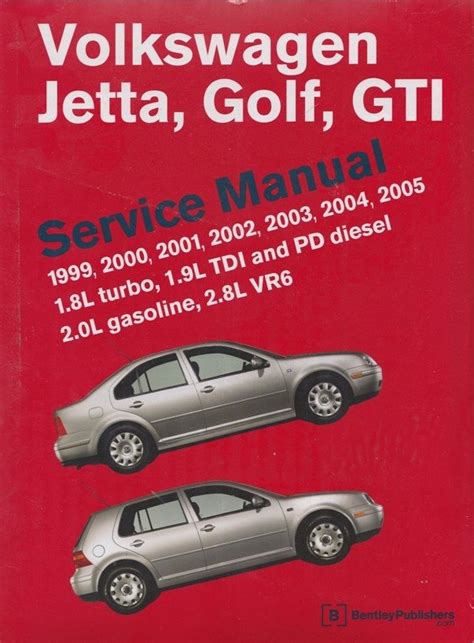 Volkswagen Jetta, Golf, GTI Service Manual: 1.8l Turbo, 1.9l TDI, Pd D | Ellery Publications