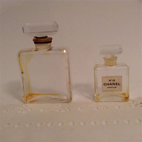 Vintage Chanel Perfume Bottles - made in France - No 19 - collectible ...