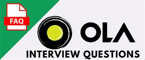 Ola Cabs Interview Questions