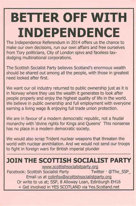 SCOTTISH_SOCIALIST_PARTY_FORanINDEPENDENT_SOCIALIST_SCOTLAND_panfleto ...