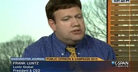 Frank Luntz on 2012 Elections | C-SPAN.org