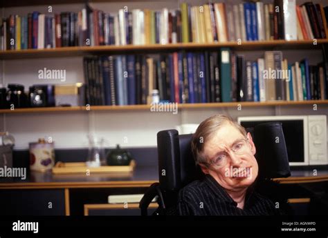 Professor Stephen Hawking in his office, Cambridge, UK Stock Photo - Alamy