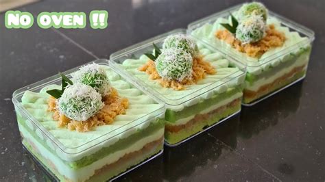 Resep Klepon Cake Dessert Box Cemilan Kekinian dengan Kearifan Lokal