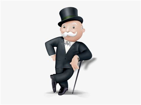 Monopoly man monocle - fundkesil