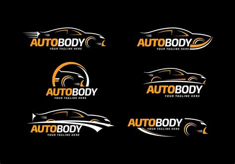 Collection Car Auto Body Logo Template. Set of Modern Car Illustration Templates | Free logo ...