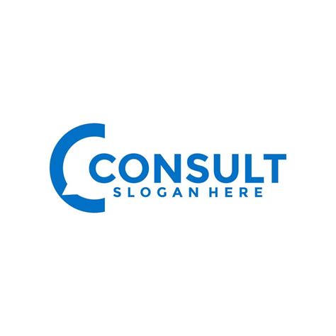 Consulting agency logo, Consult logo Template, Consult logo icon vector ...