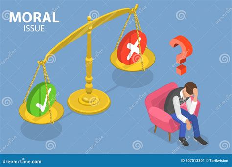 Ethical Dilemma Concept Icon Vector Illustration | CartoonDealer.com #178580292