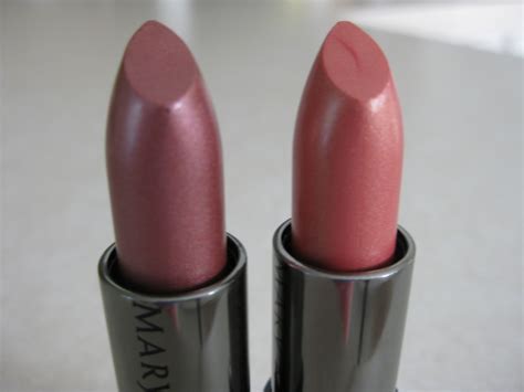 Mary Kay Creme Lipstick: "Sweet Nectar" & "Frosted Rose"