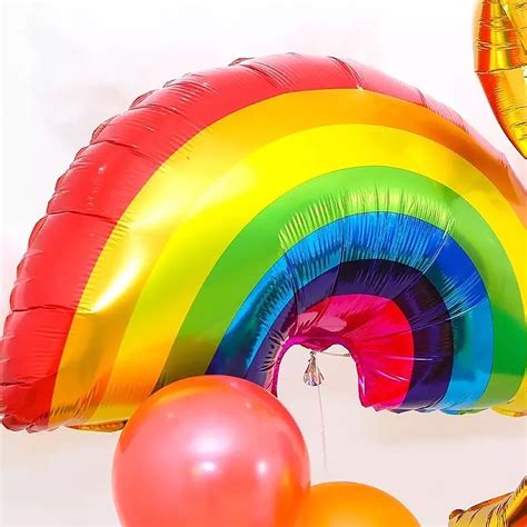 Rainbow Balloons Rainbow Birthday Party Rainbow Themed | Etsy