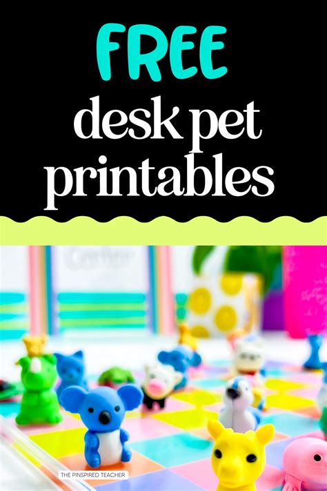 Desk Pets in the Classroom: Free Printables and Ideas | The Pinspired Teacher