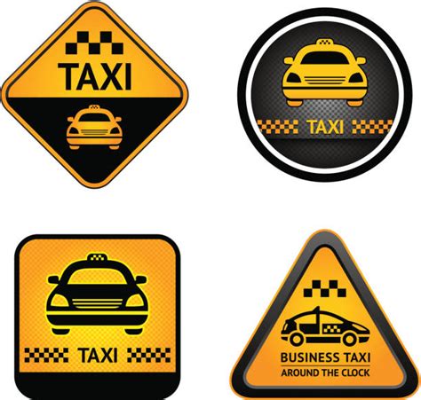 Best Taxi Sign Illustrations, Royalty-Free Vector Graphics & Clip Art ...