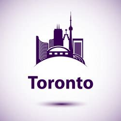 Toronto city Royalty Free Vector Image - VectorStock