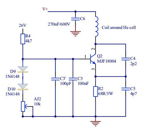 Colpitts oscillator generating an rf signal in the frequency range 12 −... | Download Scientific ...