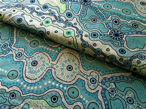 Australian aboriginal fabric | Aboriginal fabric, Aboriginal art, Fabric art