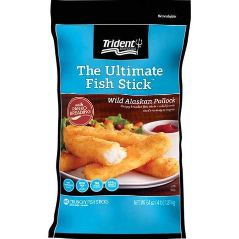 Trident Seafoods The Ultimate Fish Stick, Wild Alaskan Pollock, 60 ct ...