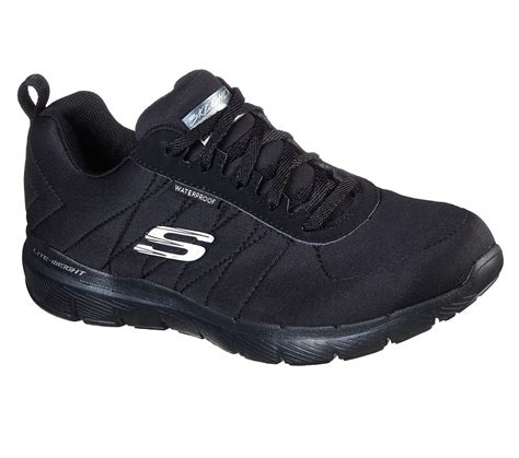 Skechers 88888400/BBK Black Womens Sporty Waterproof Trainers – The ...