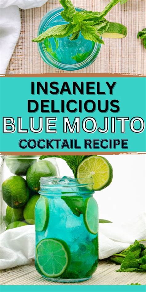 Blue Mojito - Mason Jar Recipe