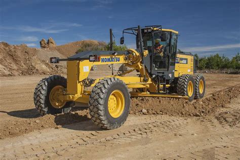 High speed or just inching along, Komatsu's new GD655-6 motor grader offers wealth of new features