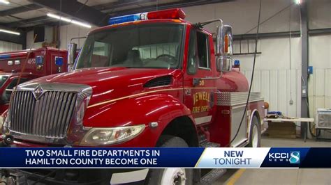 Two Iowa fire departments are officially one