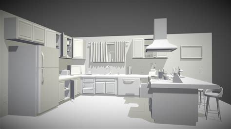 My Virtual Kitchen - 3D model by ElizaDelemon [a7766d8] - Sketchfab